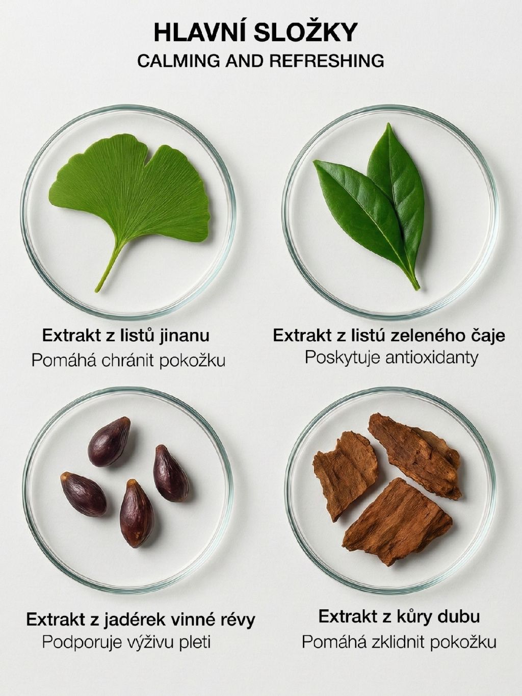 Ginkgo Gel Booster – hlavní přísady